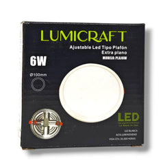 AJUSTABLE LED TIPO PLAFÓN 6 W 100mm