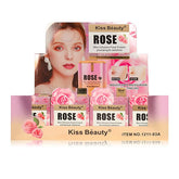 (12 piezas) Crema para rostro con agua de rosas 1211-03a SANIYE