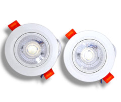 SET DE 2 DIRIGIBLES LED TIPO PLAFÓN 5W 95mm