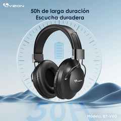 CDMX-Audífono De Diadema Bluetooth BT-V60