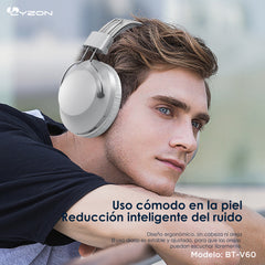 CDMX-Audífono De Diadema Bluetooth BT-V60