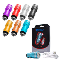 1HORA Cargador Para Auto Metálico GAR089