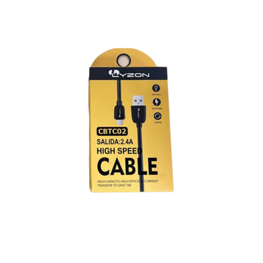 CDMX-Cable Tipo C LYZON CBTC02
