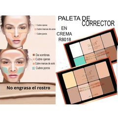 GAMA CORRECTOR CREMA 8 TONOS R8018