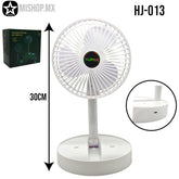 Ventilador Recargable Con Entrada V8 HJ-013