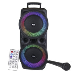 BOCINA PORTATIL CON MICROFONO FS-L281