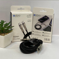 Cable 2m USB-C a USB-C 100w - WD-115