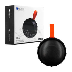 Bocina mini nebro redonda, inalámbrica con protección para exteriores - WG-132