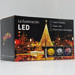 SERIE NAVIDEÑA 100 LED LUZ FRIA 7.5M HXD-2003