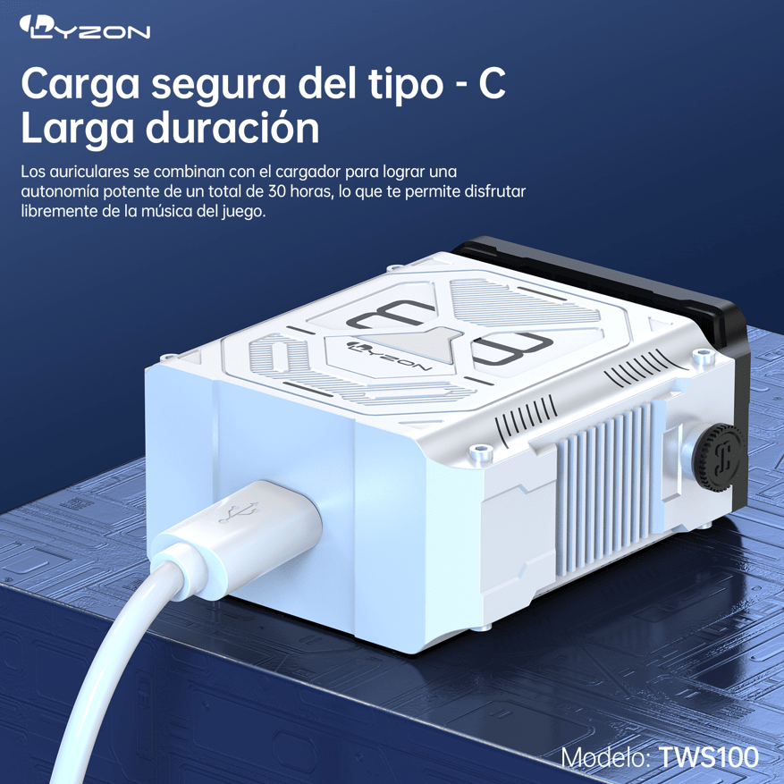 Audífonos Gamer Bluetooth TWS100 - Mishop Mexico