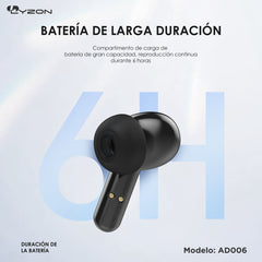 Audífonos Inalámbricos Increíble Diseño Tipo C AD006