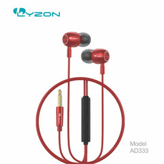 Audífonos Manos Libres Metálico AD333 - Mishop Mexico