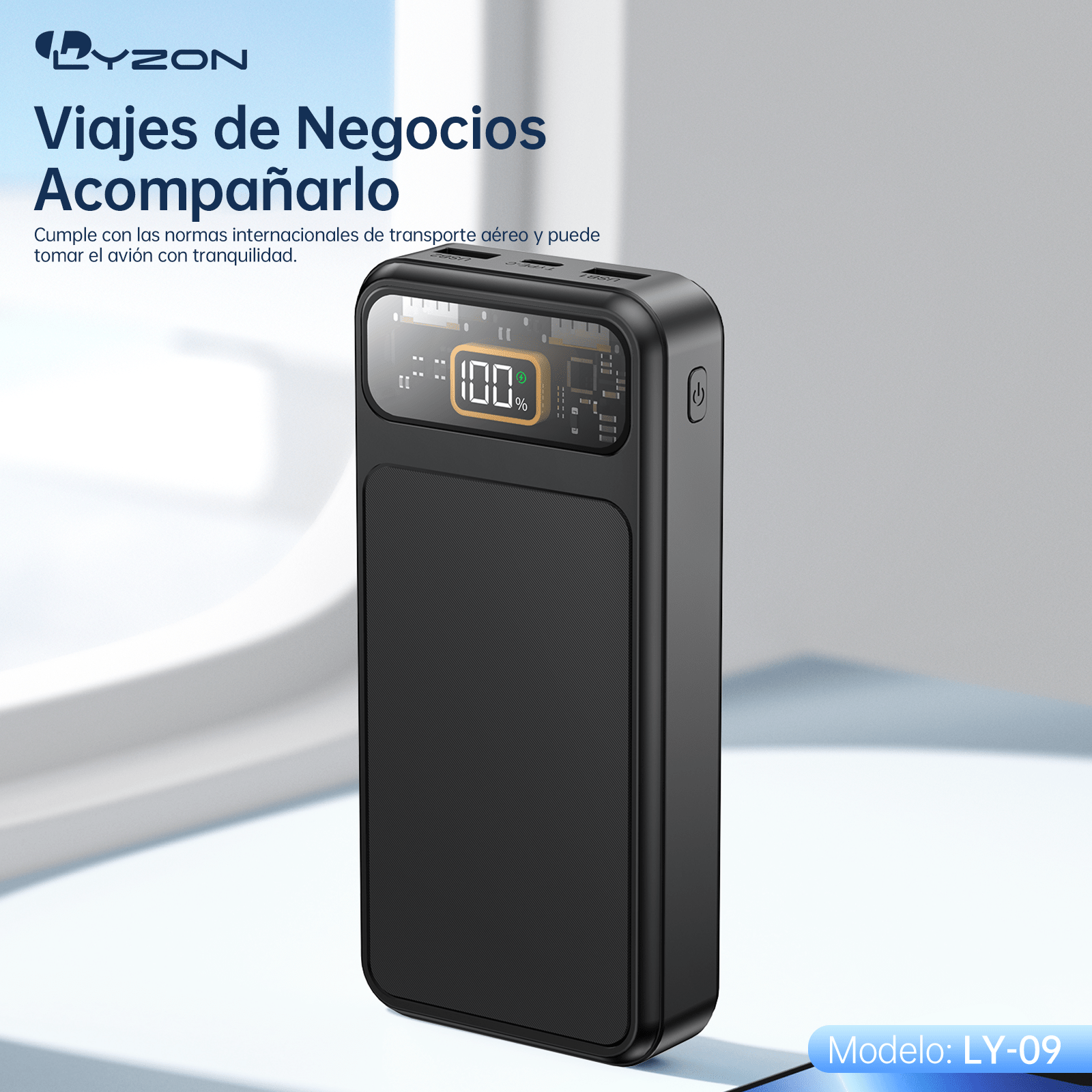 Batería Portátil PowerBanck LY - 09 - Mishop Mexico