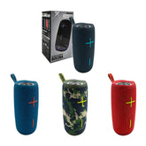 Bocina inalámbrica, cilíndrica con puerto tf, auxiliar y usb, sonido 360 y rgb - BS-X29