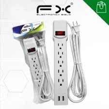 Multicontacto de 5 enchufes y 2 puertos USB - CHA-01U