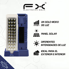 LAMPARA DE EMERGENCIA SOLAR FX LED-8051