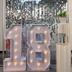 Lampara de numero 40x25cm - ABD-112-119