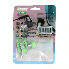 Audífonos alámbricos multifuncional manos libres con entrada auxiliar 3.5mm