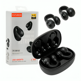 Audífonos inalámbricos bluetooth tipo clip con estuche de carga ovalado