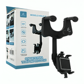 Soporte universal de celular con brazo sujetador para espejo retrovisor, ajustable y rotable hasta en 90 grados / hold.72