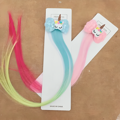 Peluca de unicornio con broche 120-4 TJTL