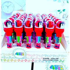 Caja de plumas 36 pz LE-PLUMAS 4EN1 CON SELLO