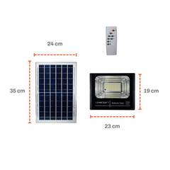 Caja 12pz Reflector Led Panel Solar SJB100W