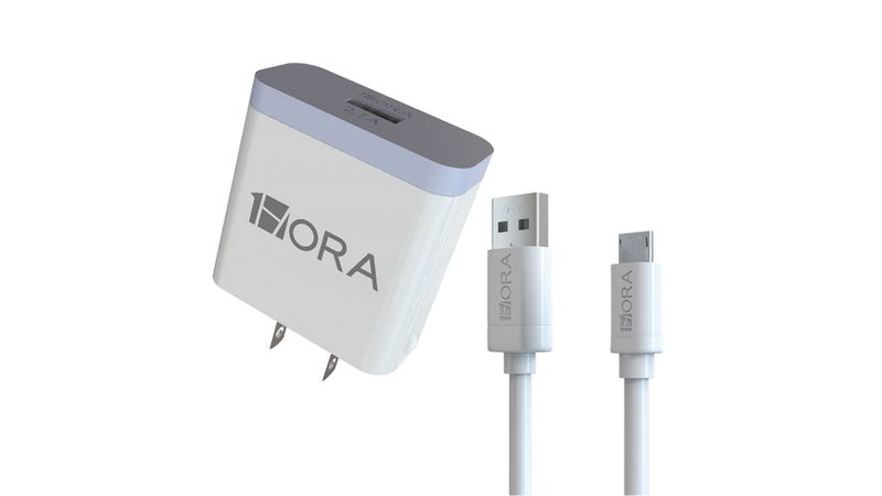 1HORA Cargador Rápido Cable V8 2.1a GAR113