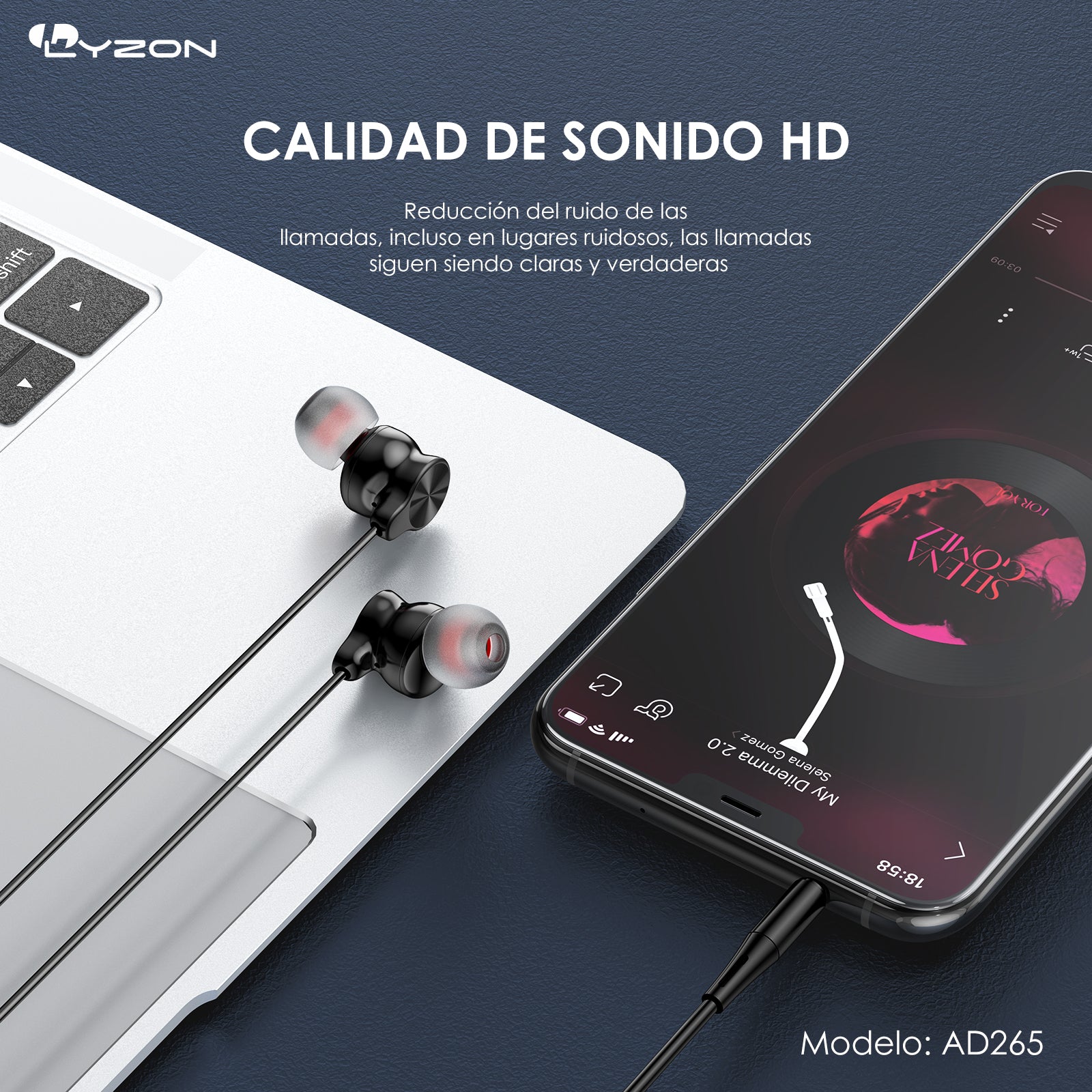 CDMX-Audifono 3.5MM AD265