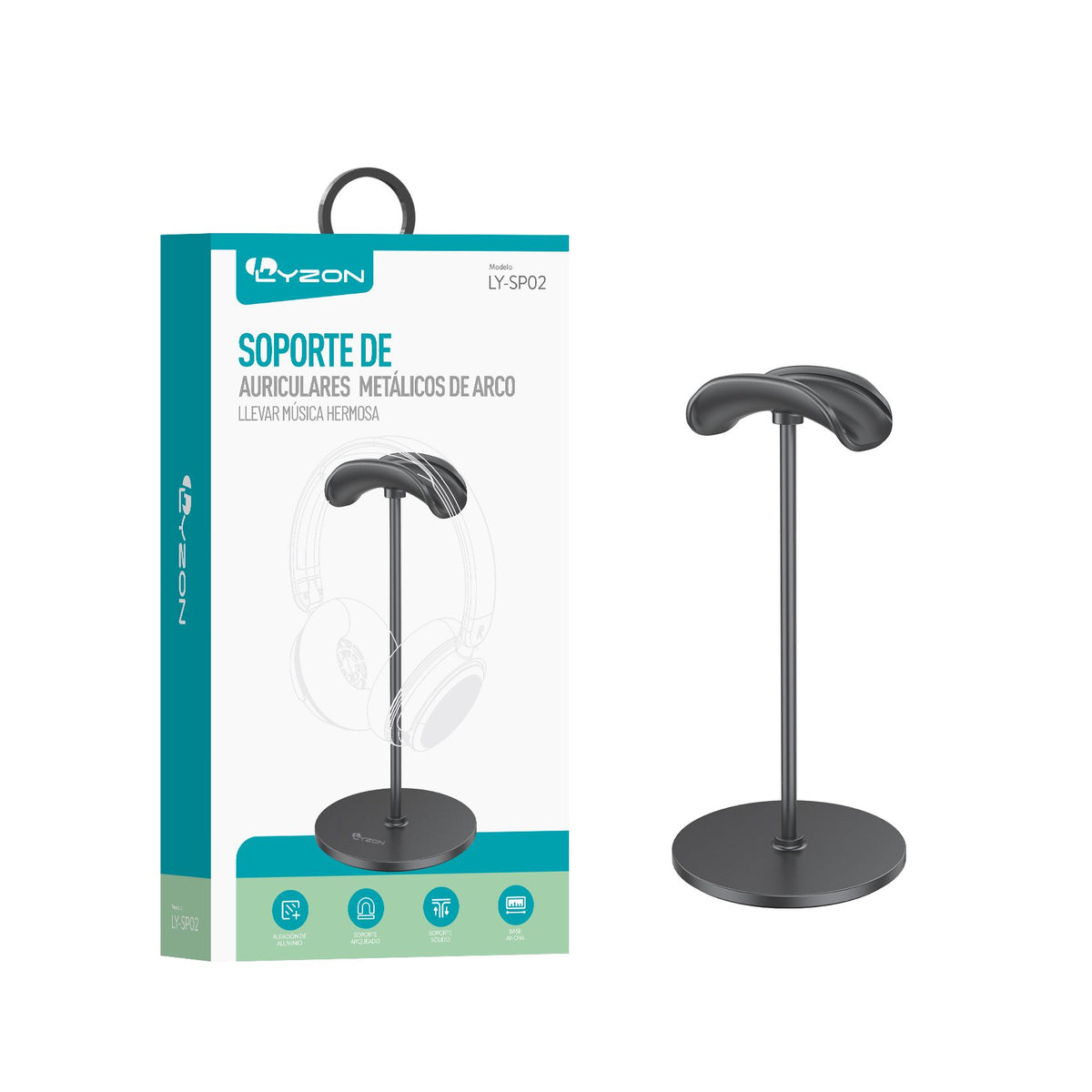 Soporte de audifonos de arco SP02 LYZON