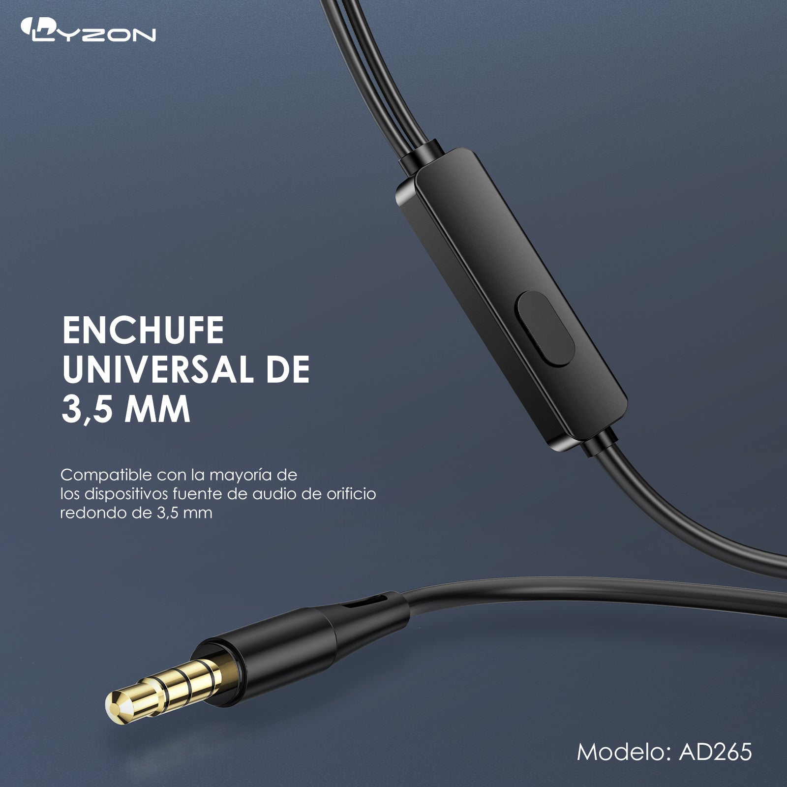 CDMX-Audifono 3.5MM AD265