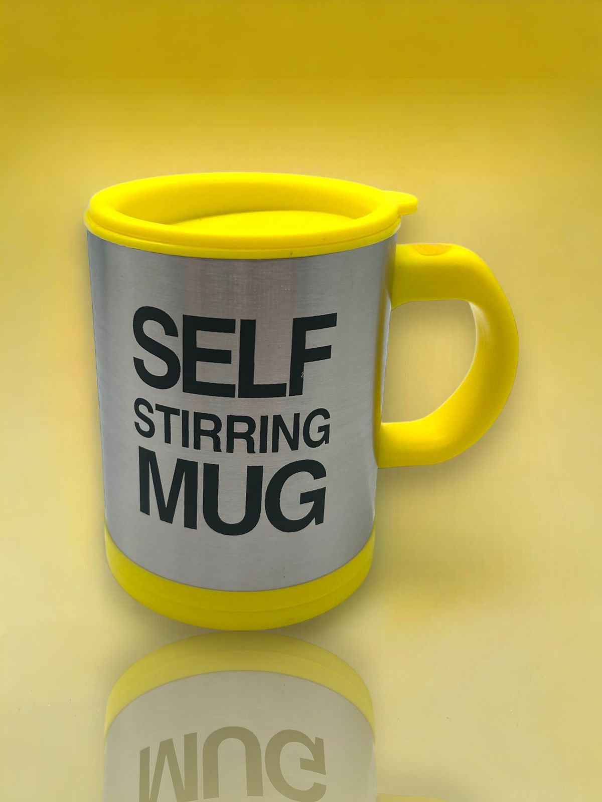 CDMX - Taza Auto mezclable de Acero Inoxidable / SELF STIRRING MUG