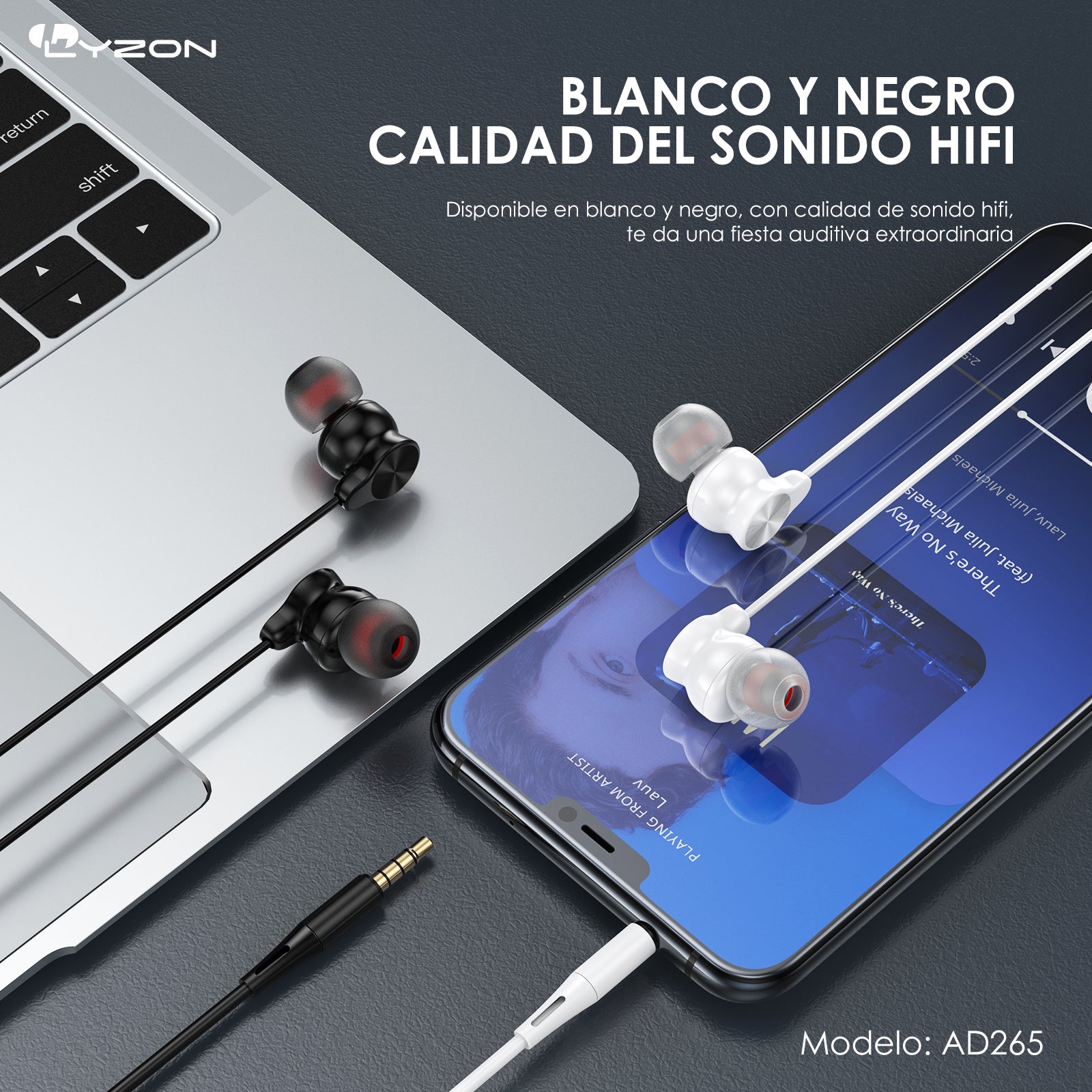 CDMX-Audifono 3.5MM AD265