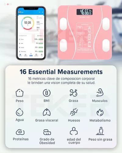 CDMX - Bascula de Peso Electrónica  / Bluetooth Inteligente