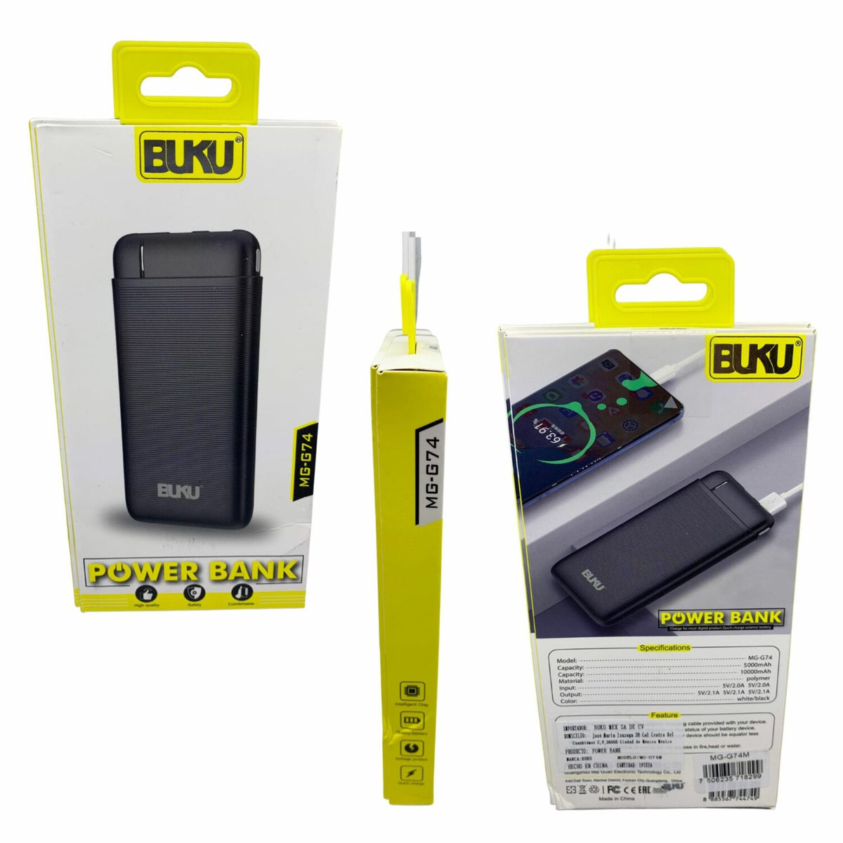 Powerbank BUKU-MG-G74M