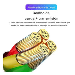 Cable con entrada iphone 2.1a 1hora - cab179