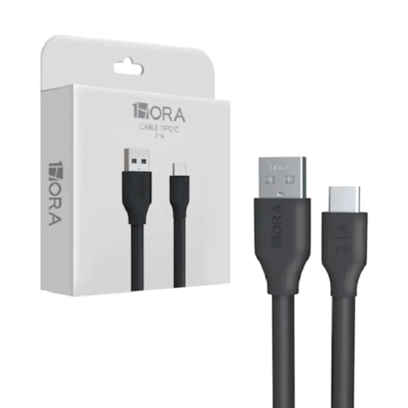 1HORA Cable USB C 1M 5A CAB268