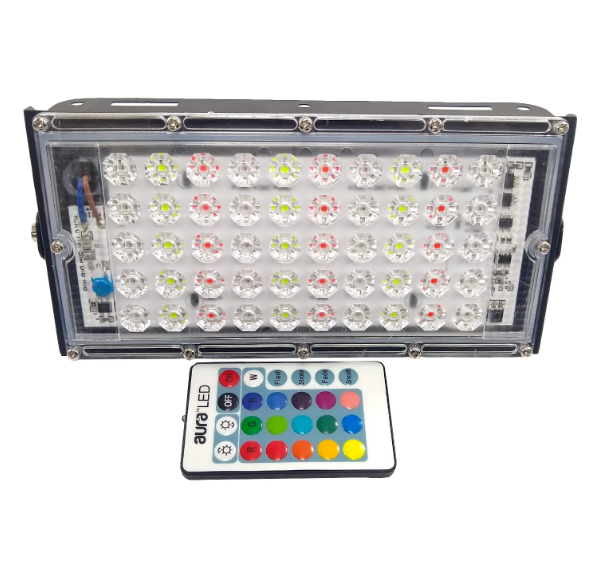 Caja 60pz Reflector RGB MZRGB50W