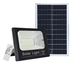 Caja 12pz Reflector Led Panel Solar SJB100W