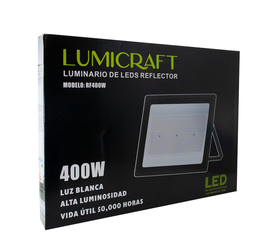 Caja  8pz Reflector Fino Multi- voltaje RF400W