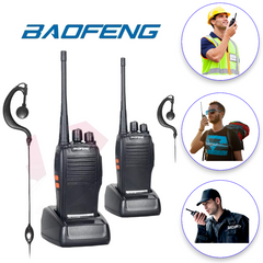 CDMX-KIT DE 2 RADIO TRANSMISORES  WALKIE BAOFENG