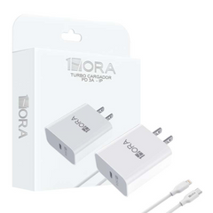 1HORA Cargador Tipo C 20w 3A Y Cable IP GAR155