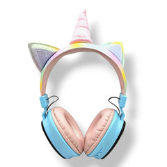 Audifono de diadema de unicornio J34