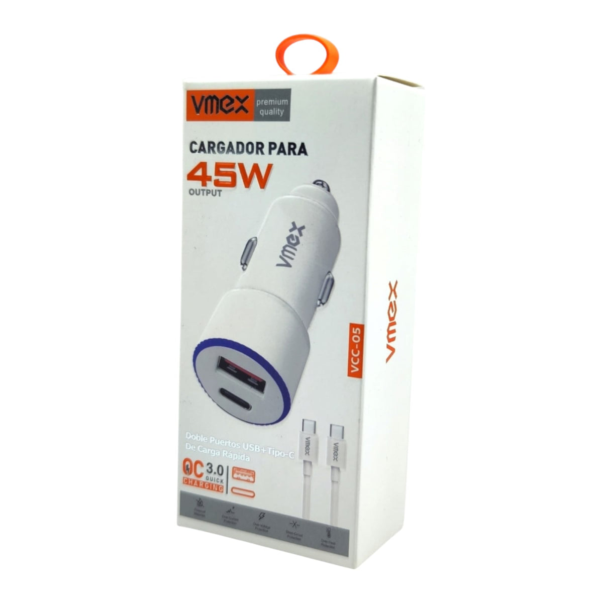 Cargador Para Carro Plug in VMEX VCC-05