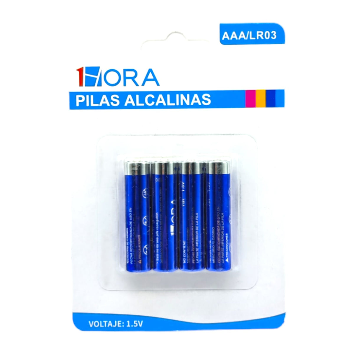 PILAS ALCALINAS AAA 1HORA GAR135