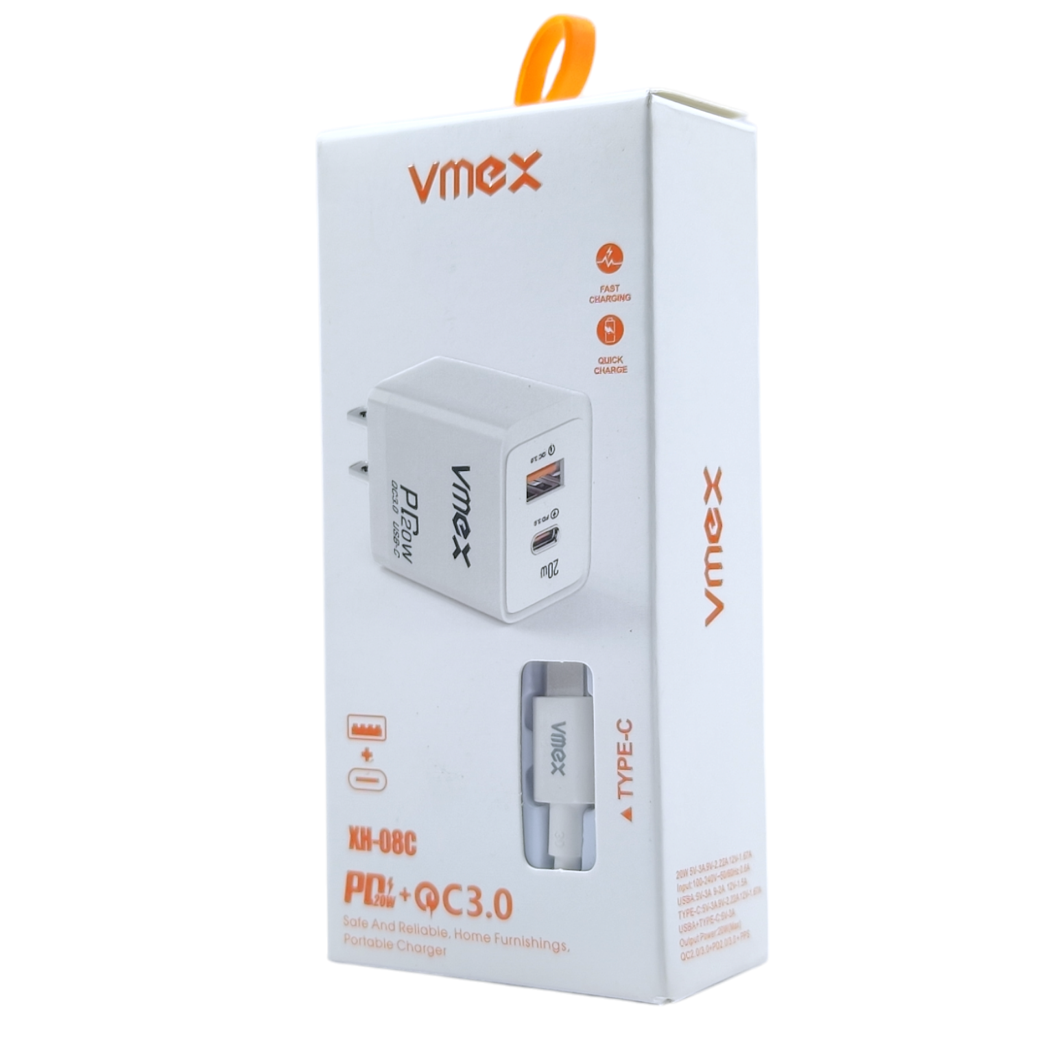 Cargador De 20W De Dos Entradas VMEX XH-08C