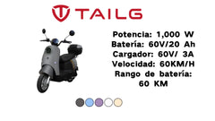 Moto electrica TAILG-SUERTE