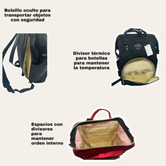 CDMX - Mochila Pañalera Multifuncional