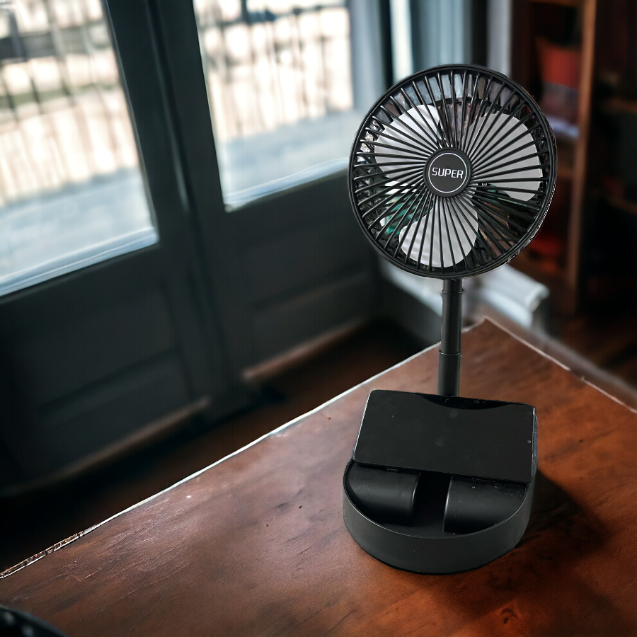 CDMX - MINI VENTILADOR DE ESCRITORIO AJUSTABLE CON TRES VELOCIDADES