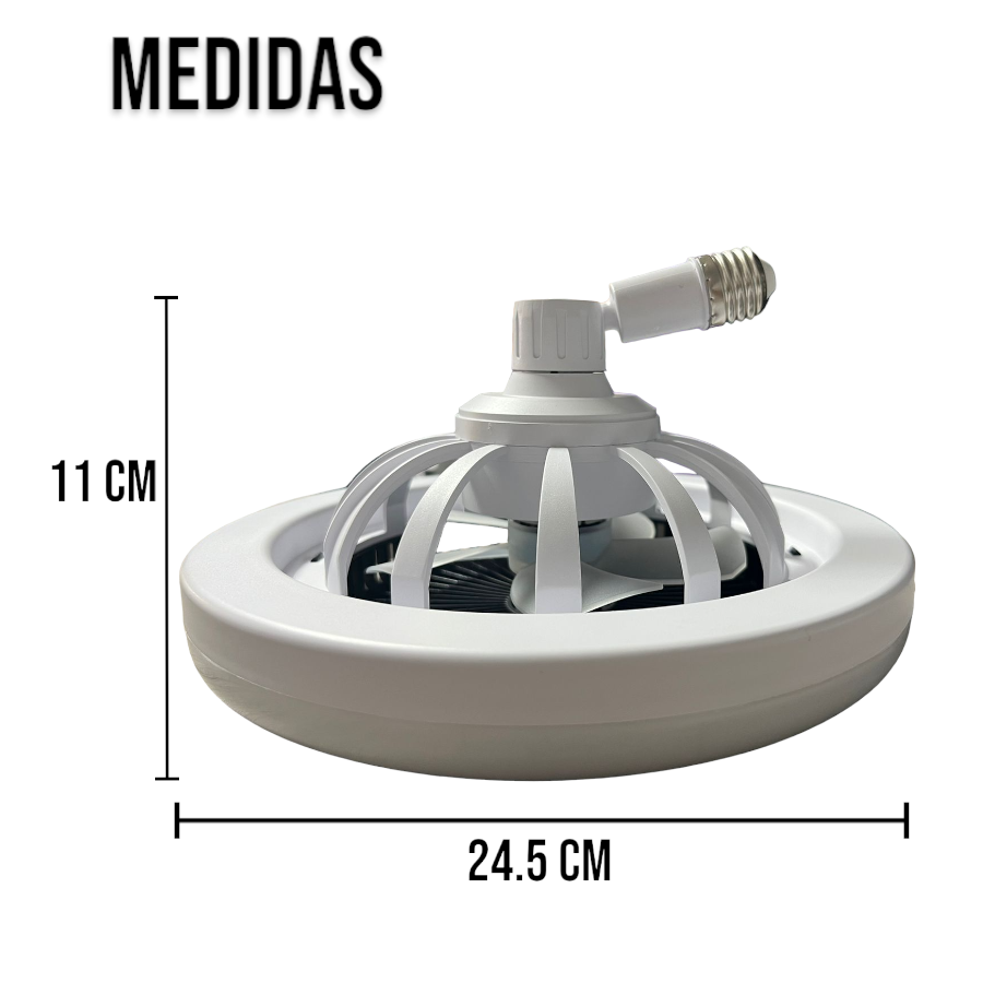 CDMX-VENTILADOR DE TECHO CON LUZ LED Y CONTROL REMOTO